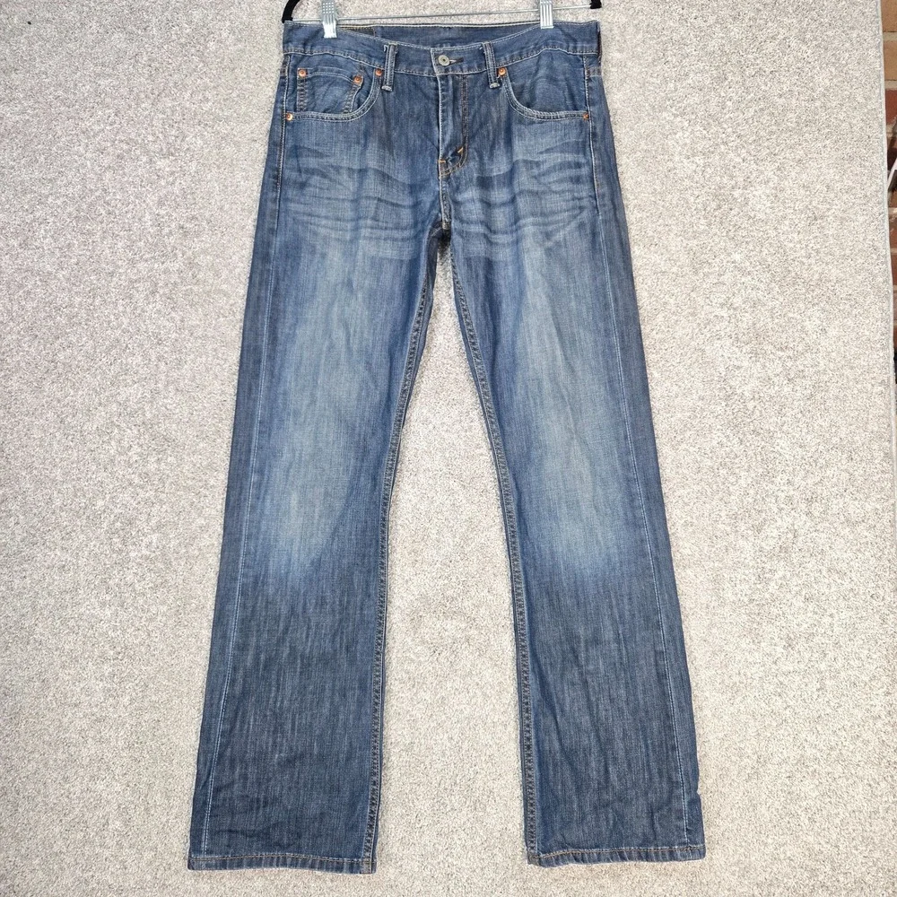 Levis 527 Jeans Mens 32x32 (fit 33x31) Slim Bootcut lightweight 100% cotton